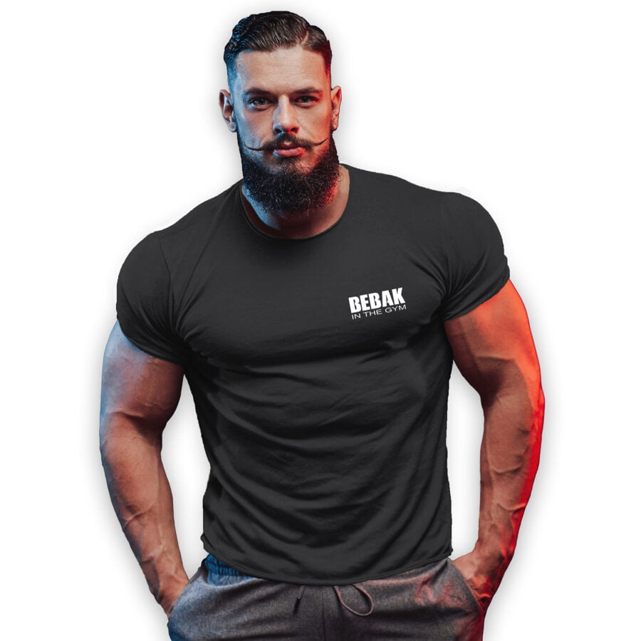 Bebak Original Gym T shirt Black - Image 2