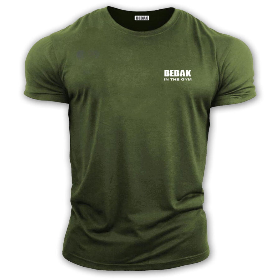 Bebak Original Gym T shirt Military Green