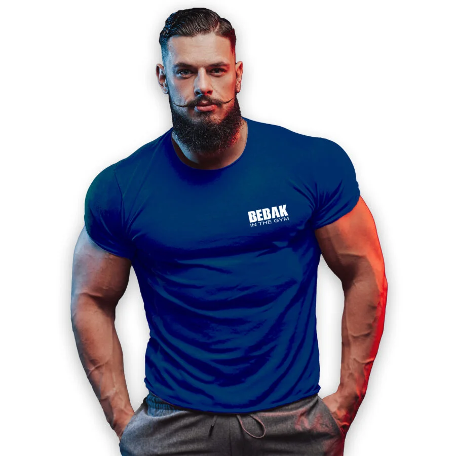 Bebak Original Gym T shirt Navy - Image 2